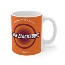 Load image into Gallery viewer, I Love Blacksburg Retro Coffee Mug