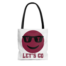 Load image into Gallery viewer, Let's Go Smiley Tote Bag