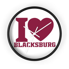 Load image into Gallery viewer, I Love Blacksburg Wall Clock