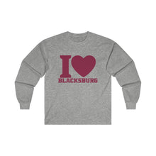 Load image into Gallery viewer, I Love Blacksburg Long Sleeve Tee