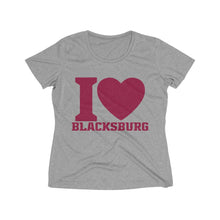 Load image into Gallery viewer, I Love Blacksburg Women's Dri-Fit T-Shirt