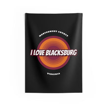 Load image into Gallery viewer, I Love Blacksburg Retro Wall Tapestries