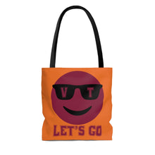 Load image into Gallery viewer, Let's Go Smiley Tote Bag