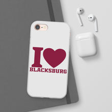 Load image into Gallery viewer, I Love Blacksburg Flexi Phone Case