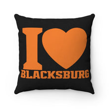 Load image into Gallery viewer, I Love Blacksburg Square Pillow Case
