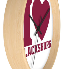 Load image into Gallery viewer, I Love Blacksburg Wall Clock