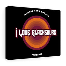 Load image into Gallery viewer, I Love Blacksburg Rock Canvas Gallery Wraps