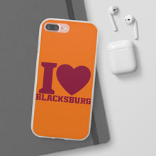 Load image into Gallery viewer, I Love Blacksburg Flexi Phone Case