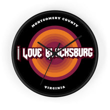 Load image into Gallery viewer, I Love Blacksburg Rock Wall Clock