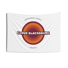 Load image into Gallery viewer, I Love Blacksburg Retro Wall Tapestries
