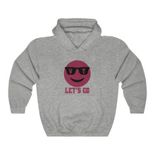 Load image into Gallery viewer, Let's Go Smiley Sunglasses Hoodie