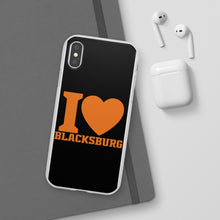 Load image into Gallery viewer, I Love Blacksburg Flexi Phone Case