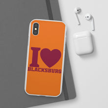 Load image into Gallery viewer, I Love Blacksburg Flexi Phone Case