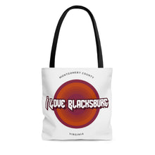 Load image into Gallery viewer, I Love Blacksburg Rock Tote Bag
