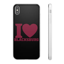 Load image into Gallery viewer, I Love Blacksburg Flexi Phone Case