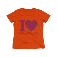 Load image into Gallery viewer, I Love Blacksburg Women's Dri-Fit T-Shirt