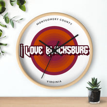 Load image into Gallery viewer, I Love Blacksburg Wall Clock