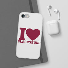 Load image into Gallery viewer, I Love Blacksburg Flexi Phone Case