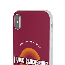 Load image into Gallery viewer, I Love Blacksburg Rock Flexi Phone Case
