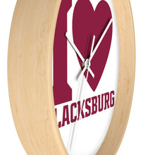 Load image into Gallery viewer, I Love Blacksburg Wall Clock