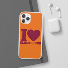 Load image into Gallery viewer, I Love Blacksburg Flexi Phone Case