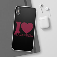 Load image into Gallery viewer, I Love Blacksburg Flexi Phone Case