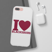 Load image into Gallery viewer, I Love Blacksburg Flexi Phone Case