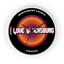 Load image into Gallery viewer, I Love Blacksburg Rock Wall Clock