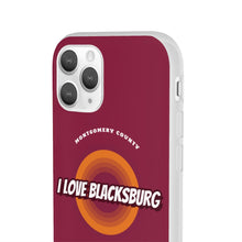 Load image into Gallery viewer, I Love Blacksburg Retro Flexi Phone Case