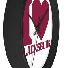 Load image into Gallery viewer, I Love Blacksburg Wall Clock