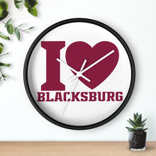 Load image into Gallery viewer, I Love Blacksburg Wall Clock