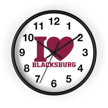 Load image into Gallery viewer, I Love Blacksburg Wall Clock