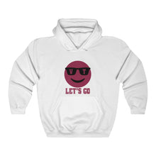 Load image into Gallery viewer, Let's Go Smiley Sunglasses Hoodie