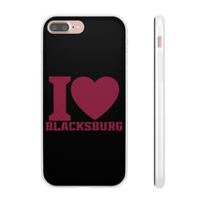 Load image into Gallery viewer, I Love Blacksburg Flexi Phone Case