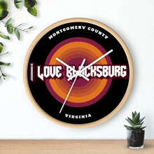Load image into Gallery viewer, I Love Blacksburg Rock Wall Clock