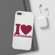 Load image into Gallery viewer, I Love Blacksburg Flexi Phone Case