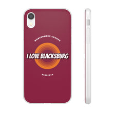 Load image into Gallery viewer, I Love Blacksburg Retro Flexi Phone Case