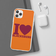 Load image into Gallery viewer, I Love Blacksburg Flexi Phone Case