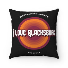 Load image into Gallery viewer, I Love Blacksburg Rock Square Pillow