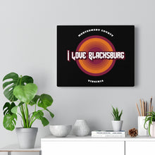 Load image into Gallery viewer, I Love Blacksburg Rock Canvas Gallery Wraps