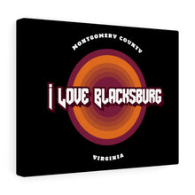 Load image into Gallery viewer, I Love Blacksburg Rock Canvas Gallery Wraps