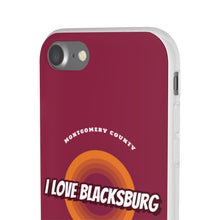 Load image into Gallery viewer, I Love Blacksburg Retro Flexi Phone Case