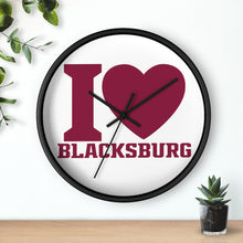 Load image into Gallery viewer, I Love Blacksburg Wall Clock