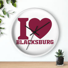 Load image into Gallery viewer, I Love Blacksburg Wall Clock