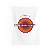 Load image into Gallery viewer, I Love Blacksburg Retro Wall Tapestries