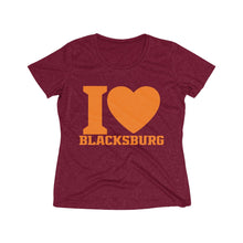 Load image into Gallery viewer, I Love Blacksburg Women's Dri-Fit T-Shirt