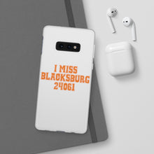 Load image into Gallery viewer, I Miss Blacksburg 24061 Flexi Phone Case