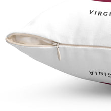 Load image into Gallery viewer, I Love Blacksburg Retro Square Pillow Case