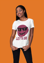 Load image into Gallery viewer, Let's Go Smiley Sunglasses T-Shirt