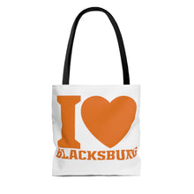 Load image into Gallery viewer, I Love Blacksburg Tote Bag
